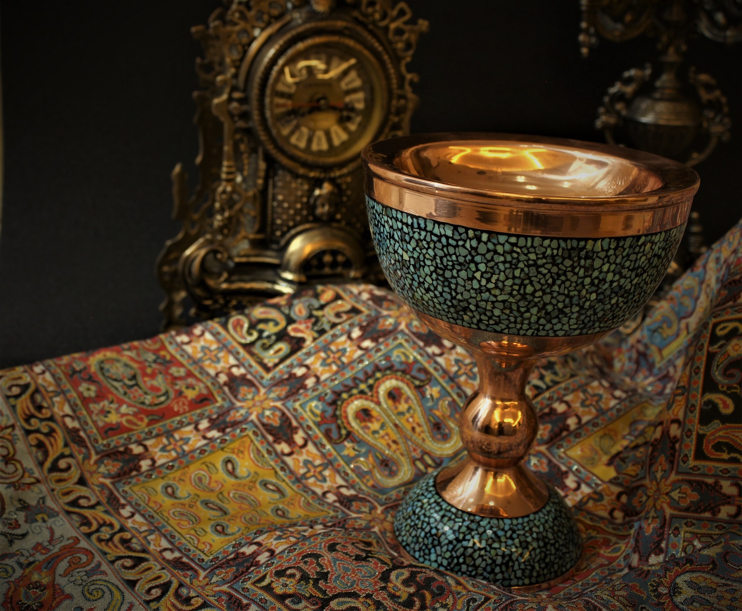 مجموعه‌ی مس و فیروزه گوهر تاج 